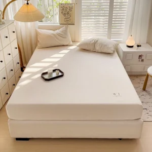 ผ้าคลุมเตียงแบบญี่ปุ่นป้องกันแบคทีเรียสามารถระบายอากาศได้ ขนาด 6 ฟุต